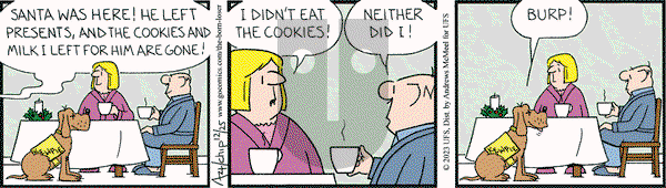 The Born Loser on Monday December 25, 2023 Comic Strip