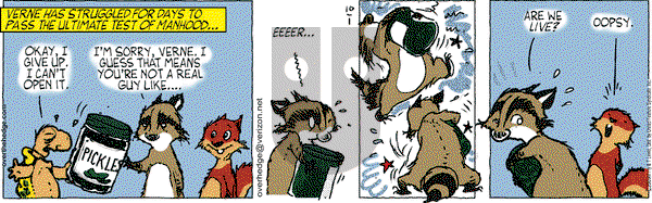 Over the Hedge on Thursday October 1, 2009 Comic Strip
