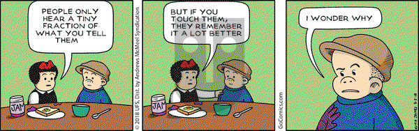 Nancy on Wednesday May 2, 2018 Comic Strip