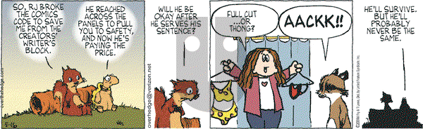 Over the Hedge on Saturday May 16, 2009 Comic Strip