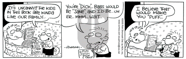 Soup to Nutz - Old on Monday September 5, 2005 Comic Strip