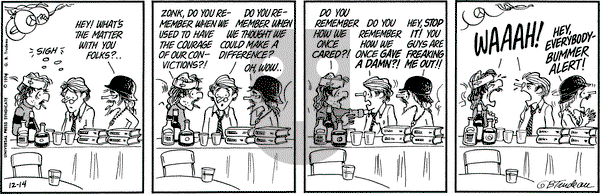 Doonesbury on Saturday December 14, 1974 Comic Strip