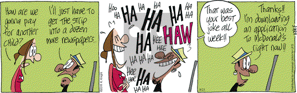 The Knight Life on Saturday August 23, 2014 Comic Strip