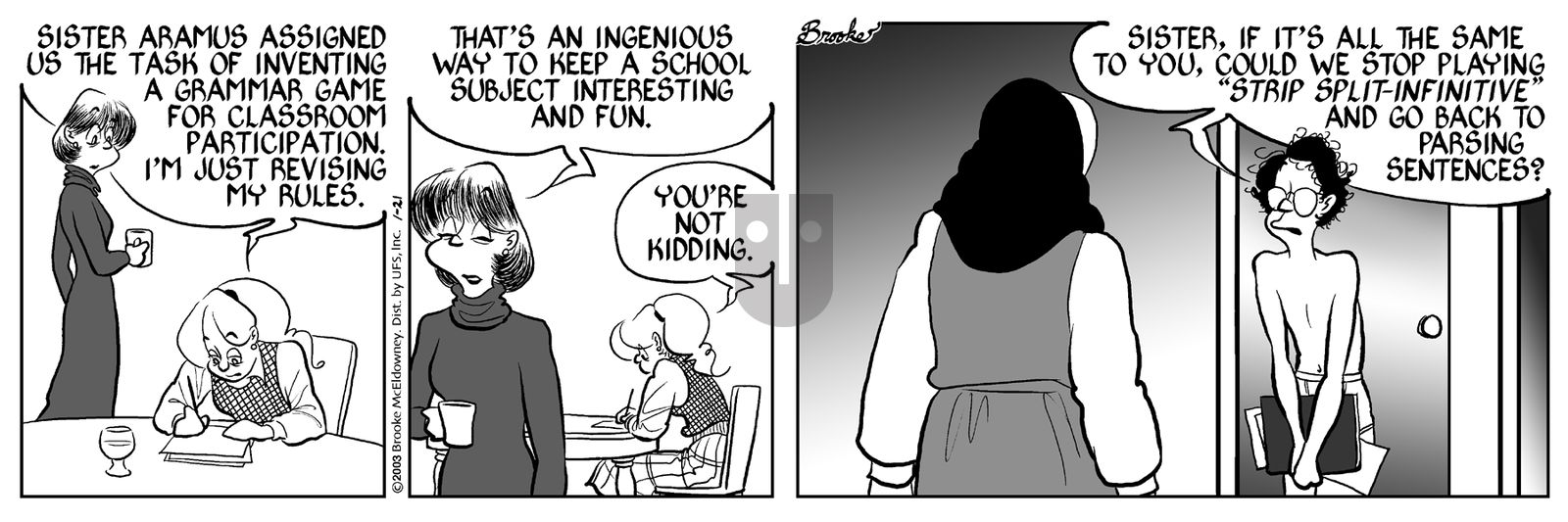 9 Chickweed Lane - Tuesday January 21, 2003 Comic Strip