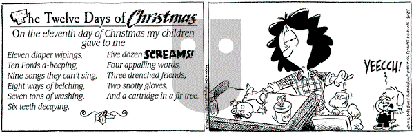 Baby Blues on Wednesday December 24, 1997 Comic Strip