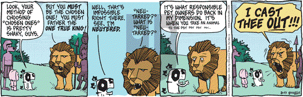 Pooch Cafe on Tuesday March 17, 2009 Comic Strip