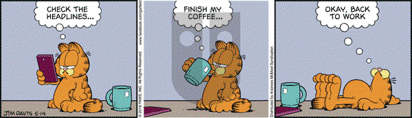 Garfield on Monday May 14, 2018 Comic Strip