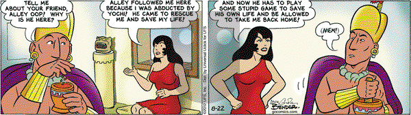 Alley Oop on Wednesday August 22, 2012 Comic Strip