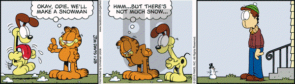 Garfield on Wednesday January 28, 2015 Comic Strip
