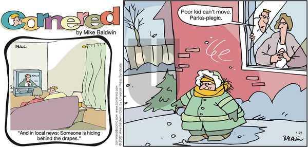 Cornered on Sunday January 21, 2007 Comic Strip