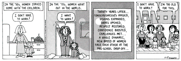 Cathy Classics on Monday November 17, 1997 Comic Strip