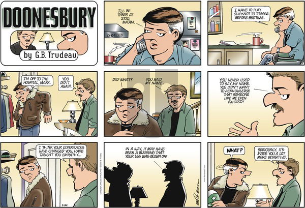 Doonesbury on Sunday February 24, 2008 Comic Strip