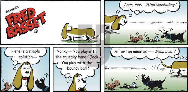 Fred Basset on Sunday January 17, 2021 Comic Strip