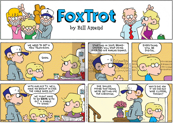 FoxTrot on Sunday October 7, 2007 Comic Strip