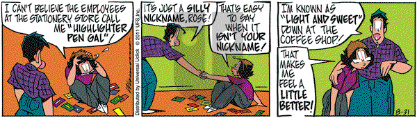 Rose is Rose - Wednesday August 31, 2011 Comic Strip