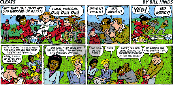 Cleats - Sunday March 10, 2002 Comic Strip