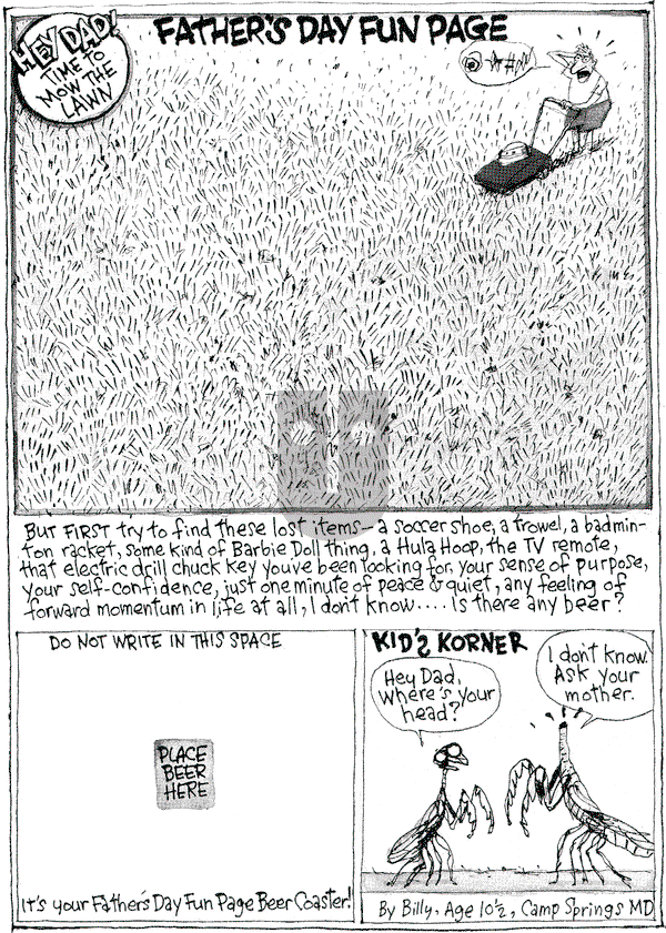 Richard's Poor Almanac on Monday June 17, 2013 Comic Strip