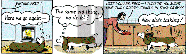 Fred Basset - Friday January 3, 2020 Comic Strip
