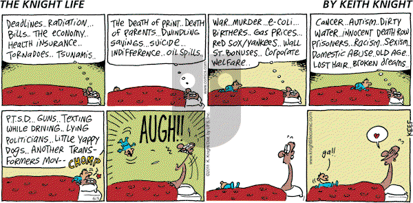 The Knight Life on Sunday June 5, 2011 Comic Strip