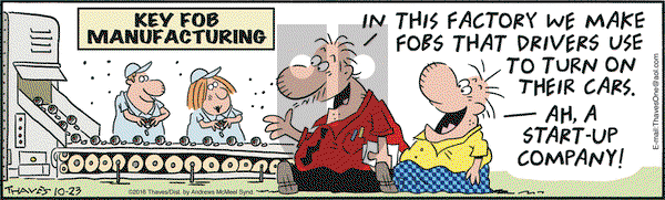 Frank and Ernest on Tuesday October 23, 2018 Comic Strip