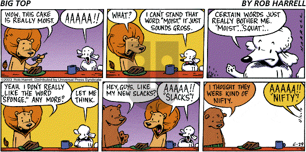 Big Top on Thursday July 24, 2003 Comic Strip