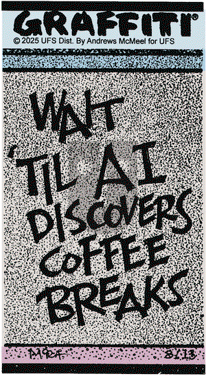 Graffiti on Wednesday August 13, 2025 Comic Strip