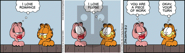 Garfield on Friday August 2, 2013 Comic Strip