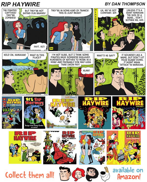 Rip Haywire on Sunday February 25, 2018 Comic Strip