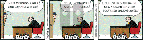 The Born Loser on Wednesday January 2, 2019 Comic Strip
