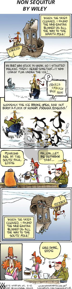 Non Sequitur - Sunday February 12, 2012 Comic Strip