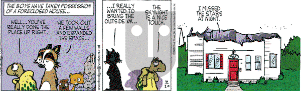 Over the Hedge on Tuesday August 5, 2008 Comic Strip