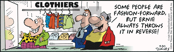 Frank and Ernest on Tuesday September 30, 2014 Comic Strip