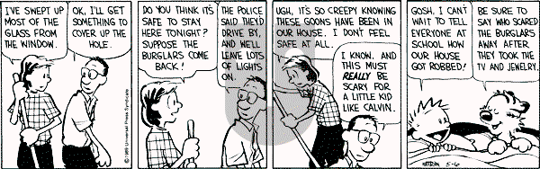 Calvin and Hobbes - Saturday May 6, 1989 Comic Strip