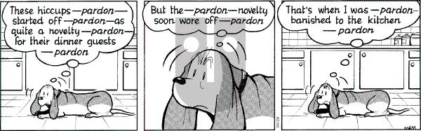 Fred Basset on Monday April 28, 2003 Comic Strip