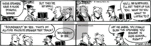 Betty on Wednesday April 22, 1998 Comic Strip