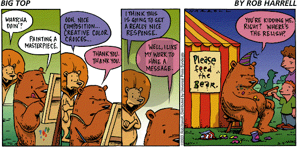Big Top on Sunday March 9, 2003 Comic Strip
