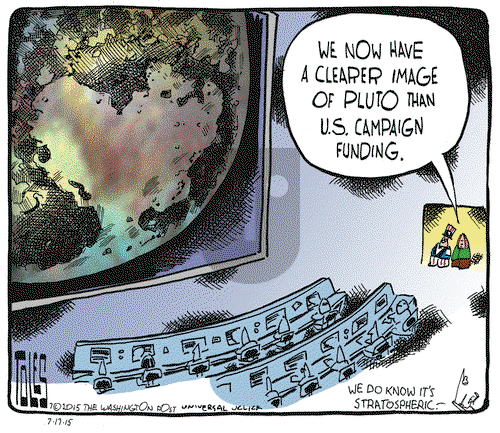Tom Toles on Friday July 17, 2015 Comic Strip