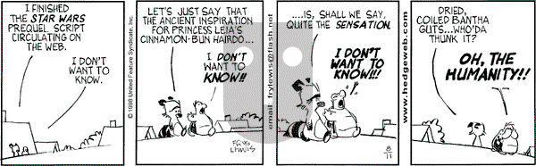 Over the Hedge on Tuesday August 11, 1998 Comic Strip