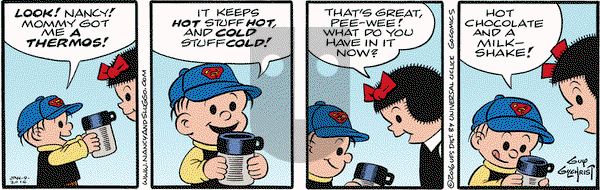 Nancy on Saturday January 9, 2016 Comic Strip