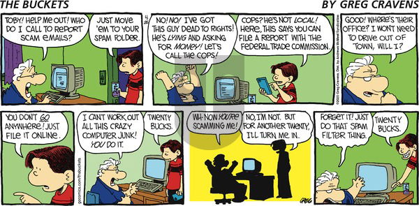 The Buckets on Sunday April 26, 2020 Comic Strip