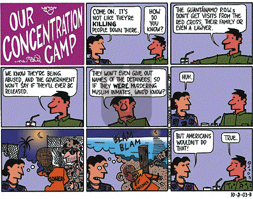 Ted Rall on Saturday October 4, 2003 Comic Strip