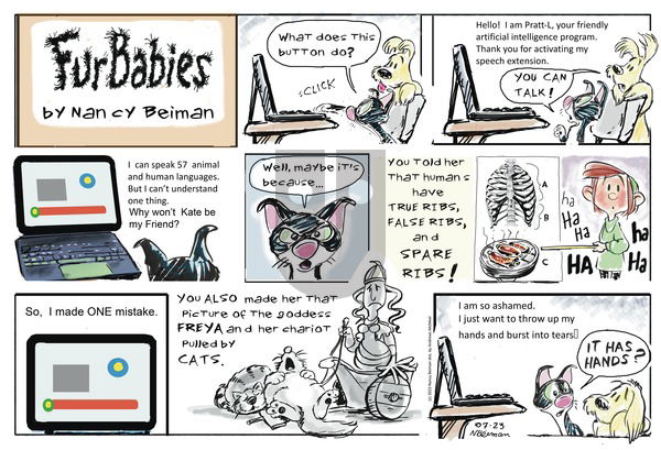 FurBabies - Sunday July 23, 2023 Comic Strip