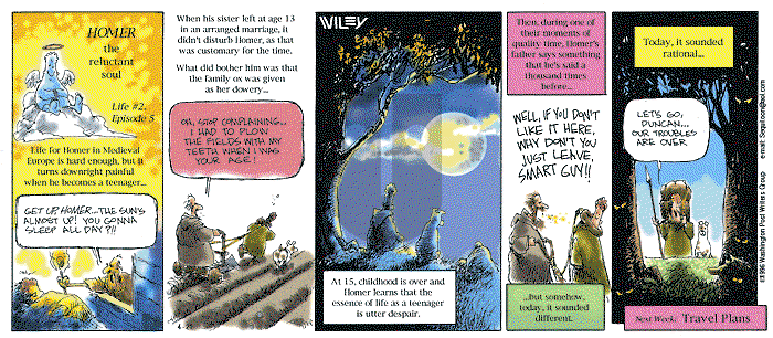 Non Sequitur on Sunday April 21, 1996 Comic Strip
