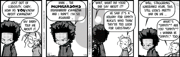 The Boondocks on Wednesday August 8, 2007 Comic Strip