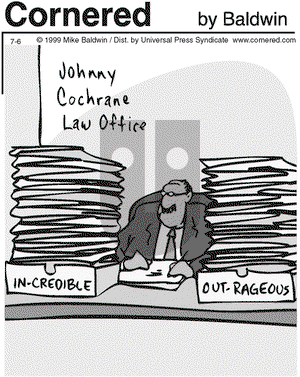 Cornered on Tuesday July 6, 1999 Comic Strip