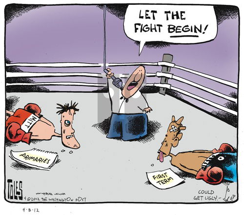 Tom Toles on Sunday April 8, 2012 Comic Strip