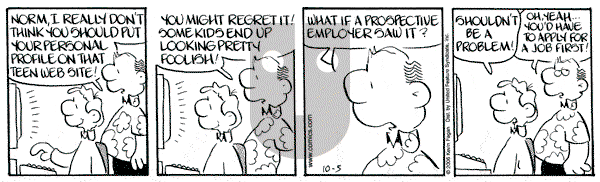 Drabble on Thursday October 5, 2006 Comic Strip