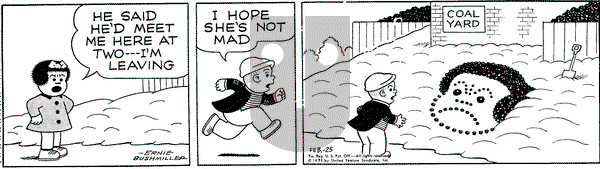 Nancy on Thursday February 25, 1971 Comic Strip