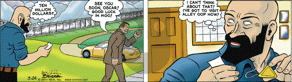 Alley Oop on Thursday March 24, 2011 Comic Strip