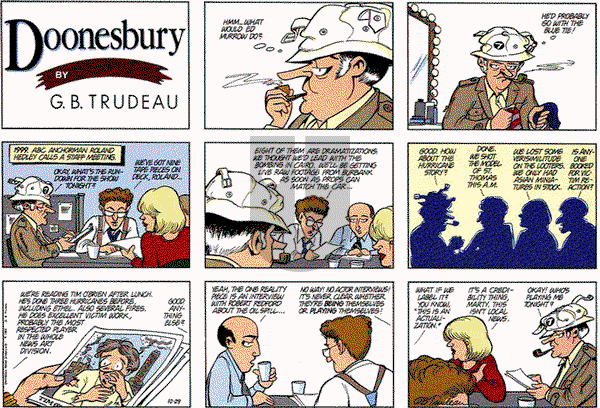 Doonesbury on Sunday October 29, 1989 Comic Strip